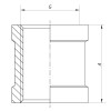 Муфта 1/2" KOER KF.C06 (KF0010)