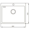 Мойка MIXXUS MX6050-200x1.2-HANDMADE (MX0569)