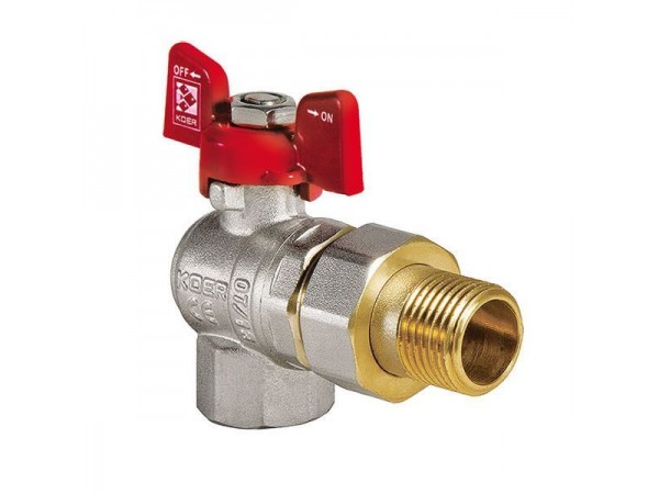 Кран з американкою 1" (KOER KR.228) кутовий (KR0149)