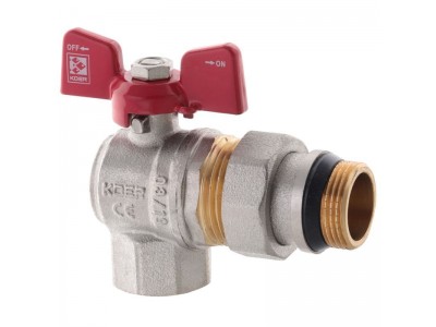 Кран с американкой 3/4" "антипротечка" (KOER KR.228-Gi) угловой (KR0194)