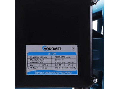 Насос поверхн. центробежный VODOMET JS100, корпус нерж. сталь (VO0020)