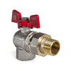 Кран з американкою 1" (KOER KR.228) кутовий (KR0149)