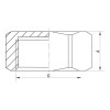 Заглушка В 3/4" KOER KF.P08F (KR3094)