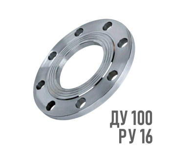 Фланец плоский стальной Ру 16 Ду 100 (108)