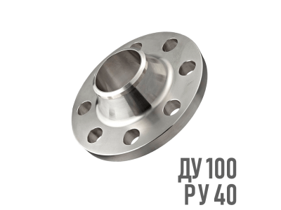 Фланец воротниковый нержавеющий AISI 321 Ру 40 Ду 100 (108)