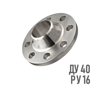 Фланец воротниковый нержавеющий AISI 304 Ру 16 Ду 40 (48,3)