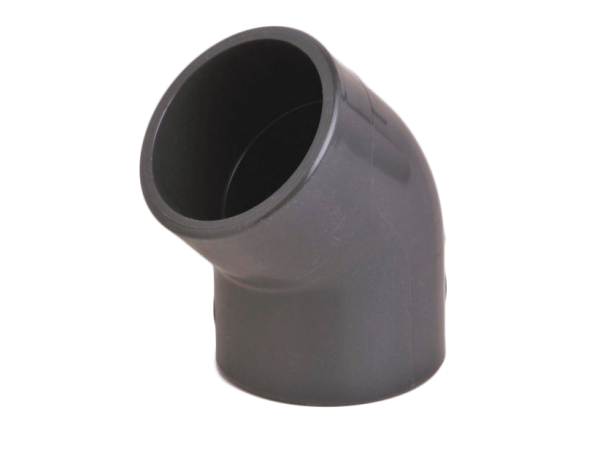 Колено ПВХ Aquaviva 45°/90 мм. (Арт: 2-17027)