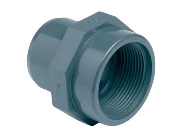 Ниппель ПВХ Effast переходной с внутр. резьбой d40x1-1/4"