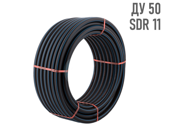 Водопровідна труба 50 мм ПЕ-80 SDR 11